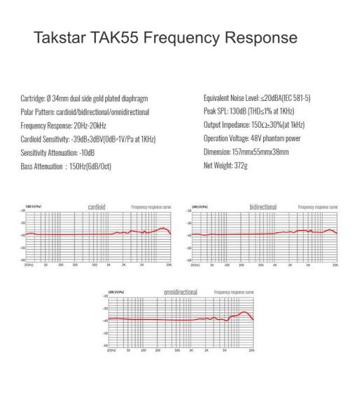 takstar-tak55-frequency-response
